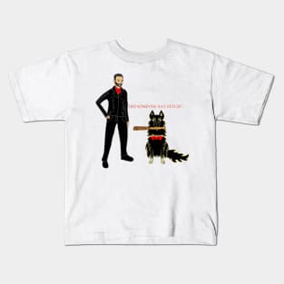 negan and dog Kids T-Shirt